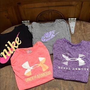 Under Armour Purple Kids Shirt